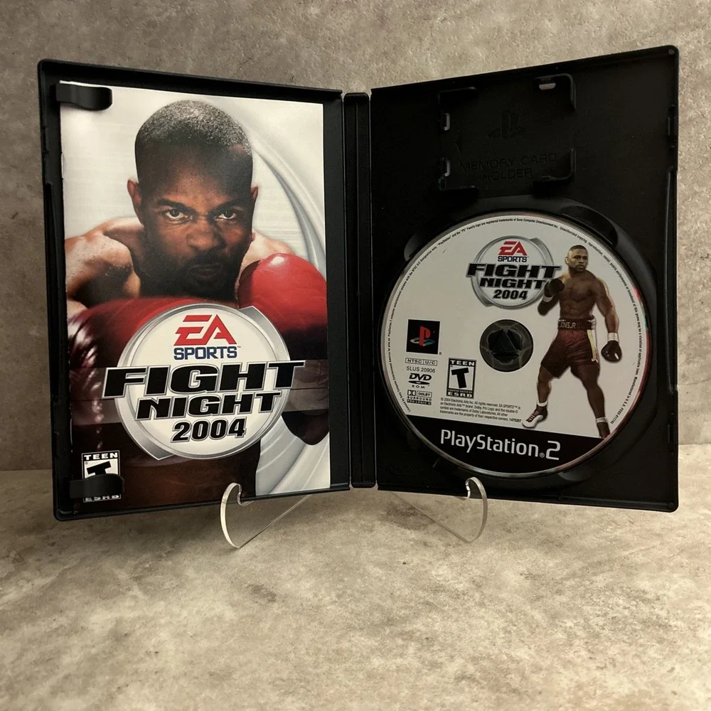 Fight Night 2004 (PlayStation 2 PS2) Black Label CIB COMPLETE